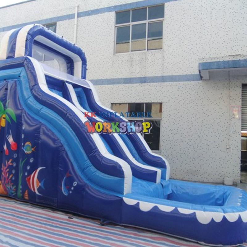 rainbow inflatable water playground cartoon for children KK INFLATABLE-2
