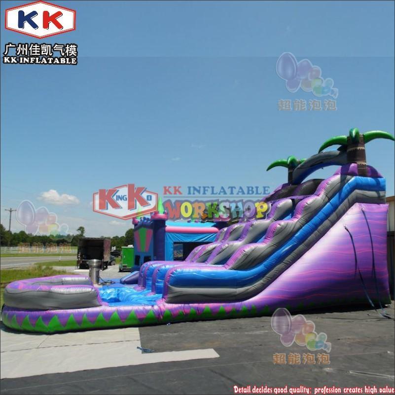 quality blow up water slide PVC OEM for paradise-2