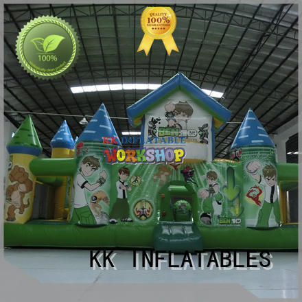 KK INFLATABLE tarpaulin water slide jumper supplier for paradise