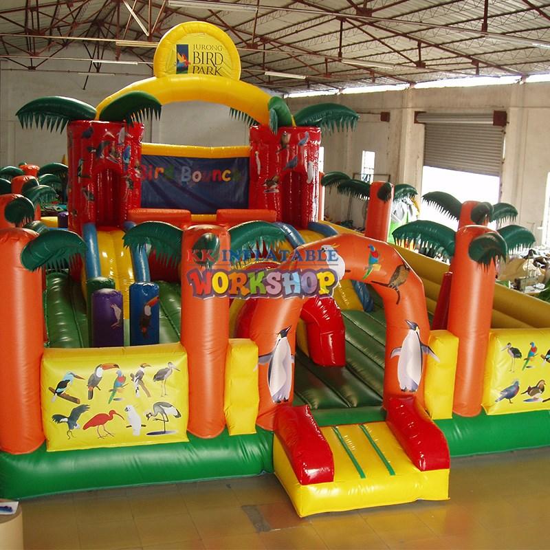 KK INFLATABLE trampoline inflatable combo wholesale for christmas-3