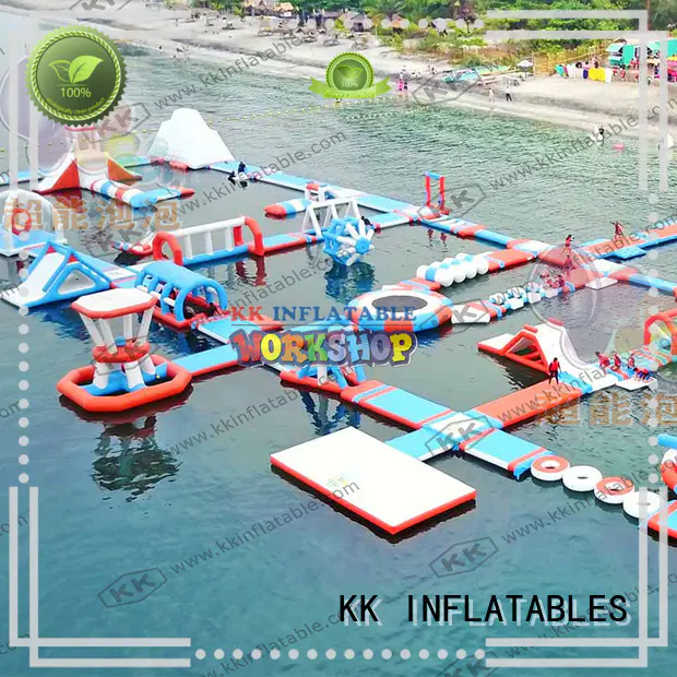 KK INFLATABLE creative design kids inflatable water park animal modelling for seaside