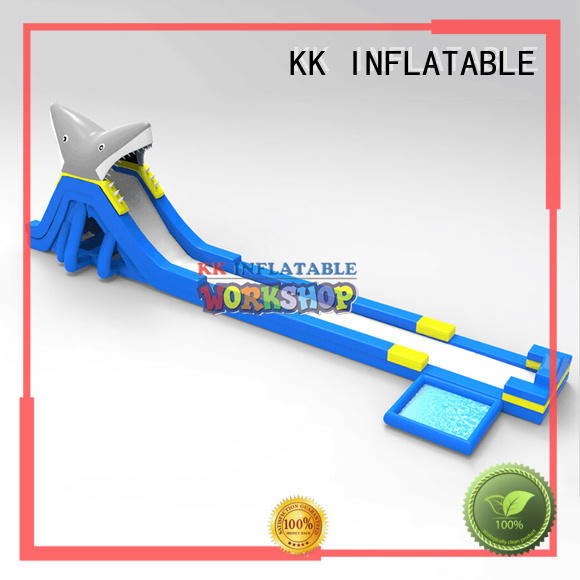 KK INFLATABLE rainbow kids inflatable water park animal modelling for beach