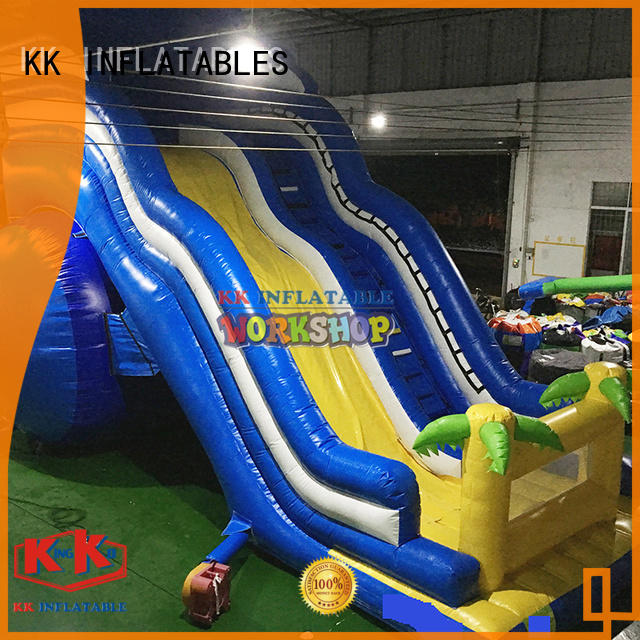 slide pool backyard water slide truck for playground KK INFLATABLE