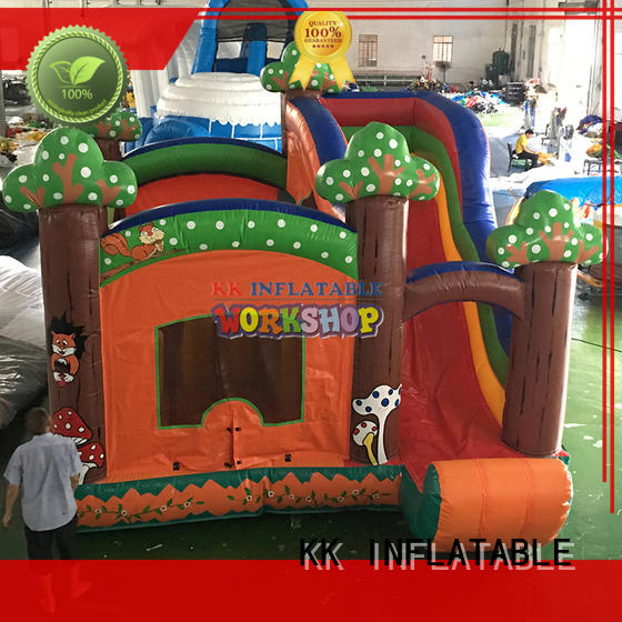 KK INFLATABLE quality indoor inflatables trampolines for amusement park